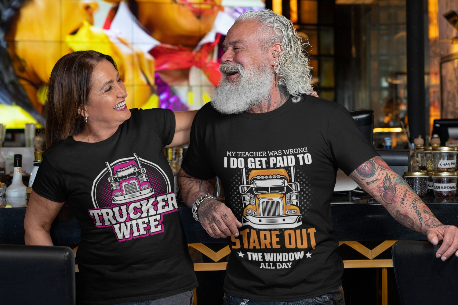 Funny & Patriotic Trucker T-Shirts