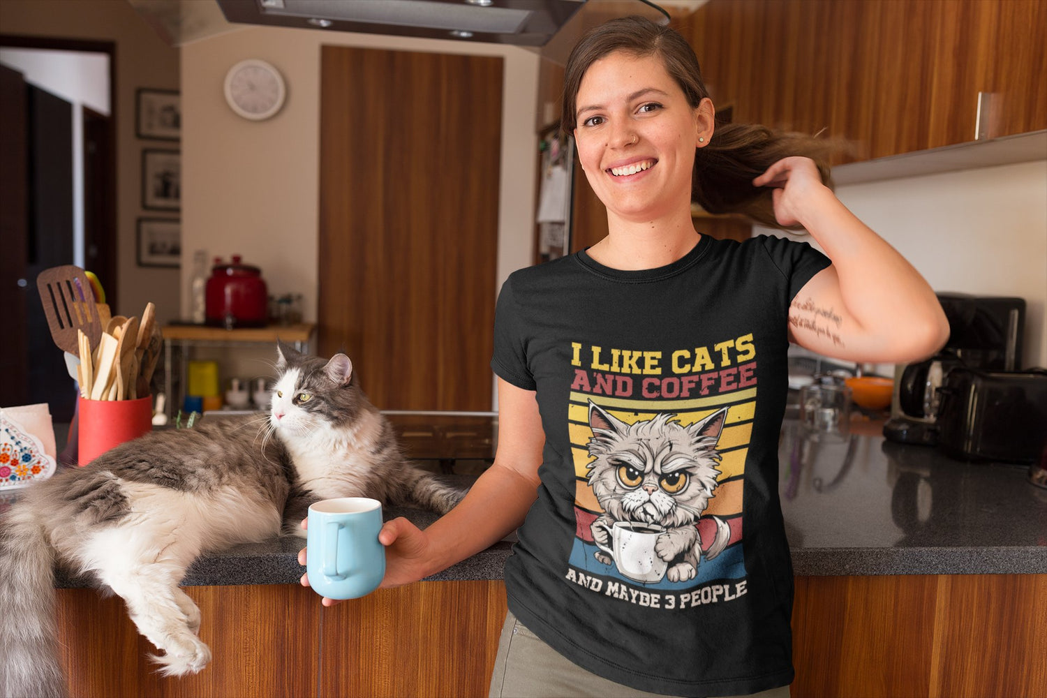 Cute Cat Apparel for Women & Men