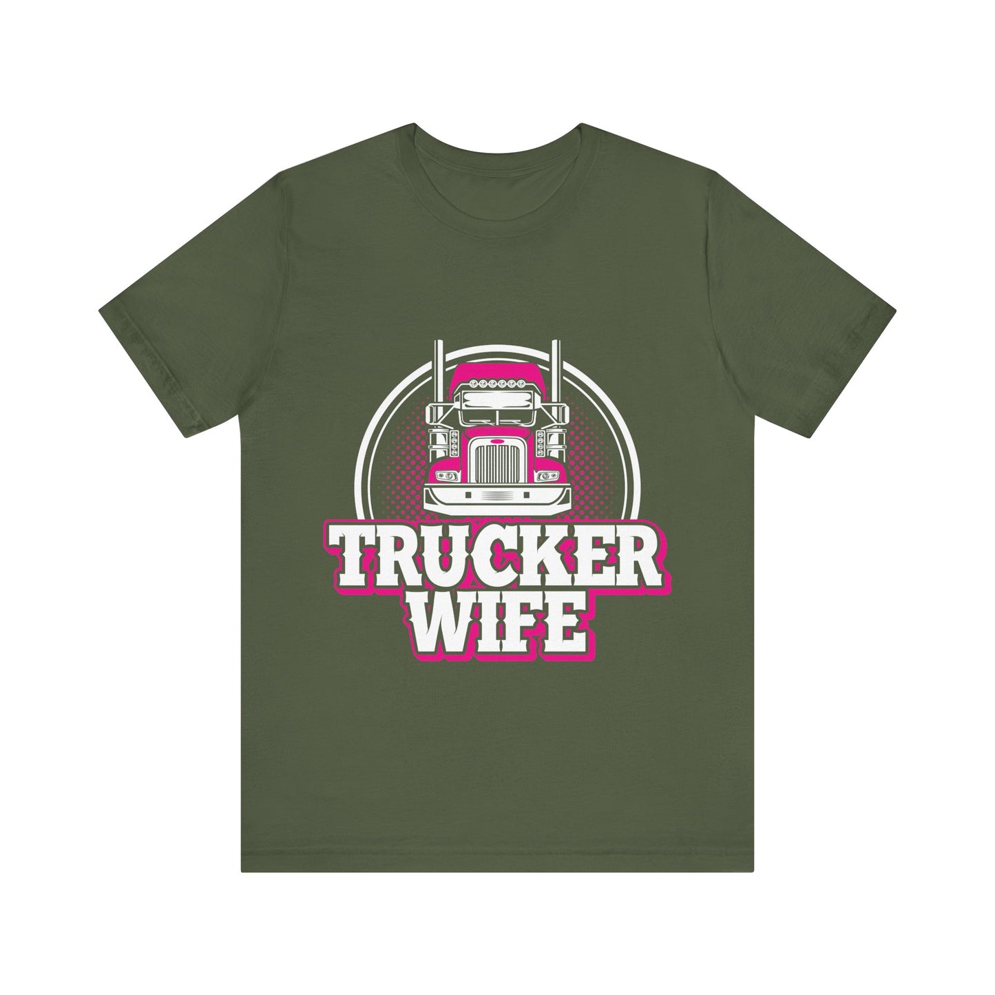 Trucker Wife Tee – Funny Trucker Wife Gift Shirt for Proud Truck Driver Partners | Casual Everyday Comfort Top