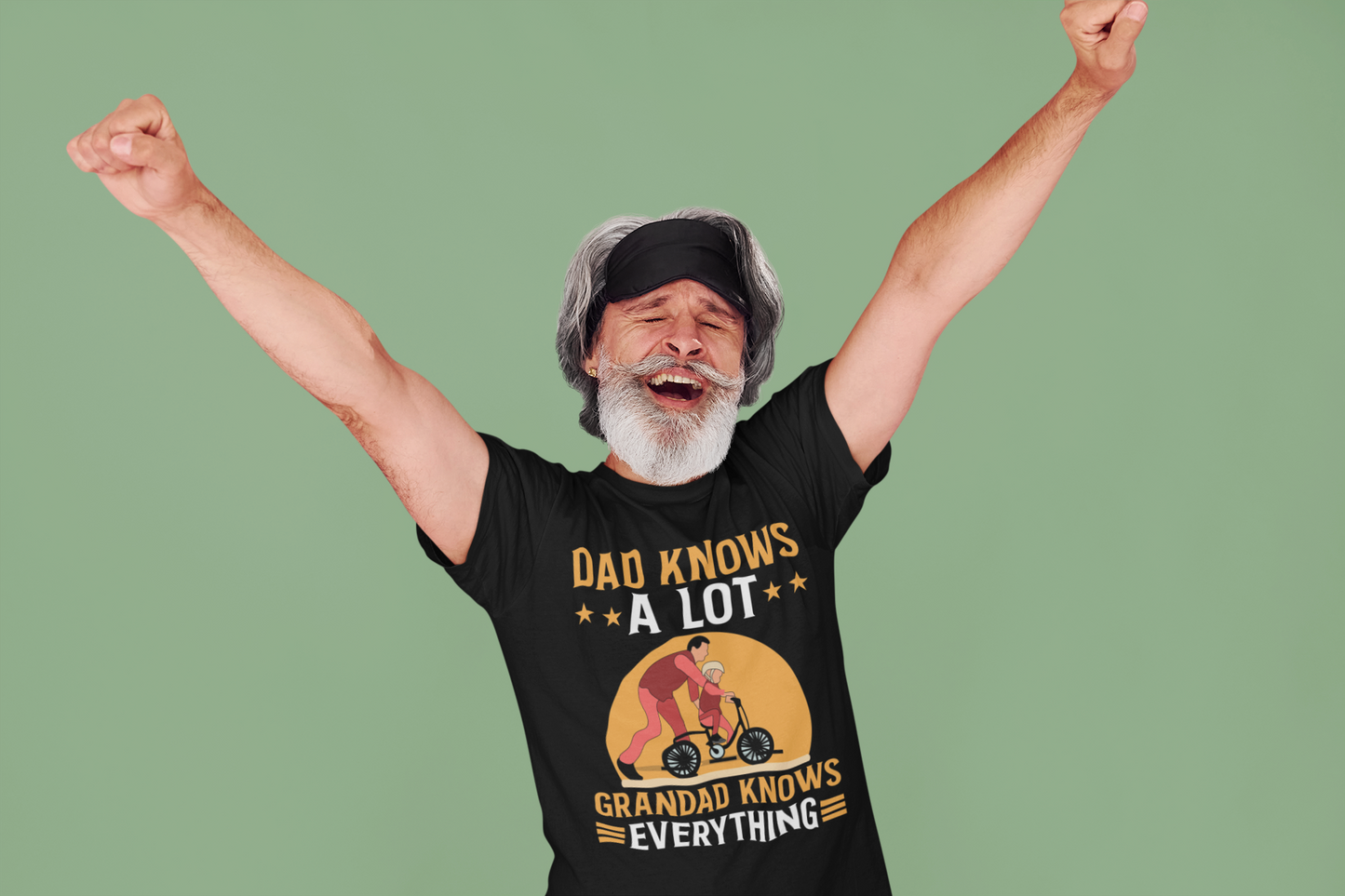 Dad Knows a Lot, Grandad Knows Everything T-Shirt – Funny Father’s Day Gift – Grandpa Tee – Unisex Shirt